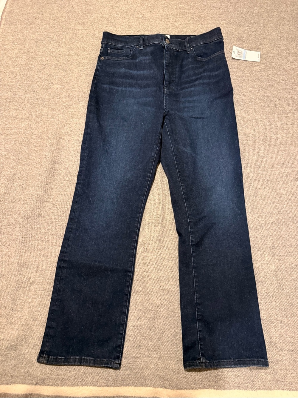 Frame Denim Le High Straight Dark Blue jeans